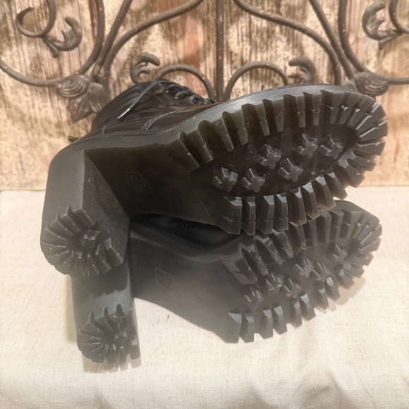 Dr. Martens‎ Persephone Black Leather Platform High Heel Boots size 8 - Picture 4 of 11